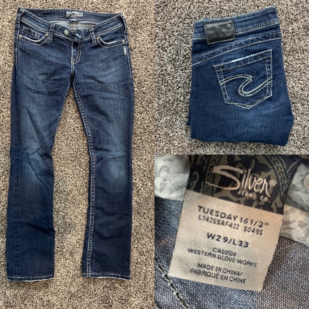 Bootcut Silver Jeans size 29
